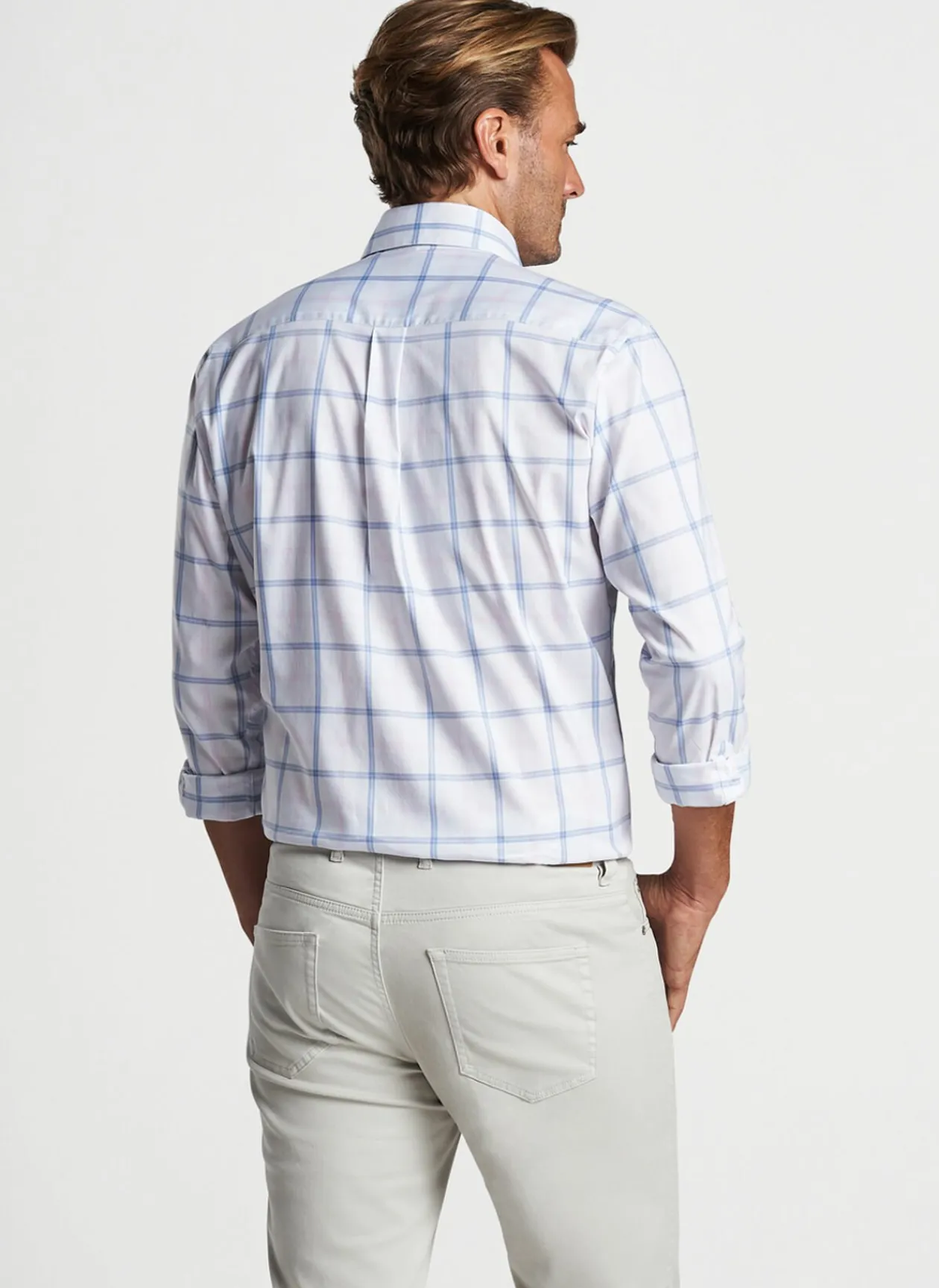 Peter Millar Sport Shirts|Abbot Crown Lite Cotton-Stretch Sport Shirt