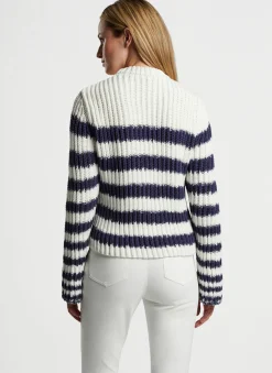 Peter Millar Sweaters|Alek Wide Sleeve Stripe Sweater