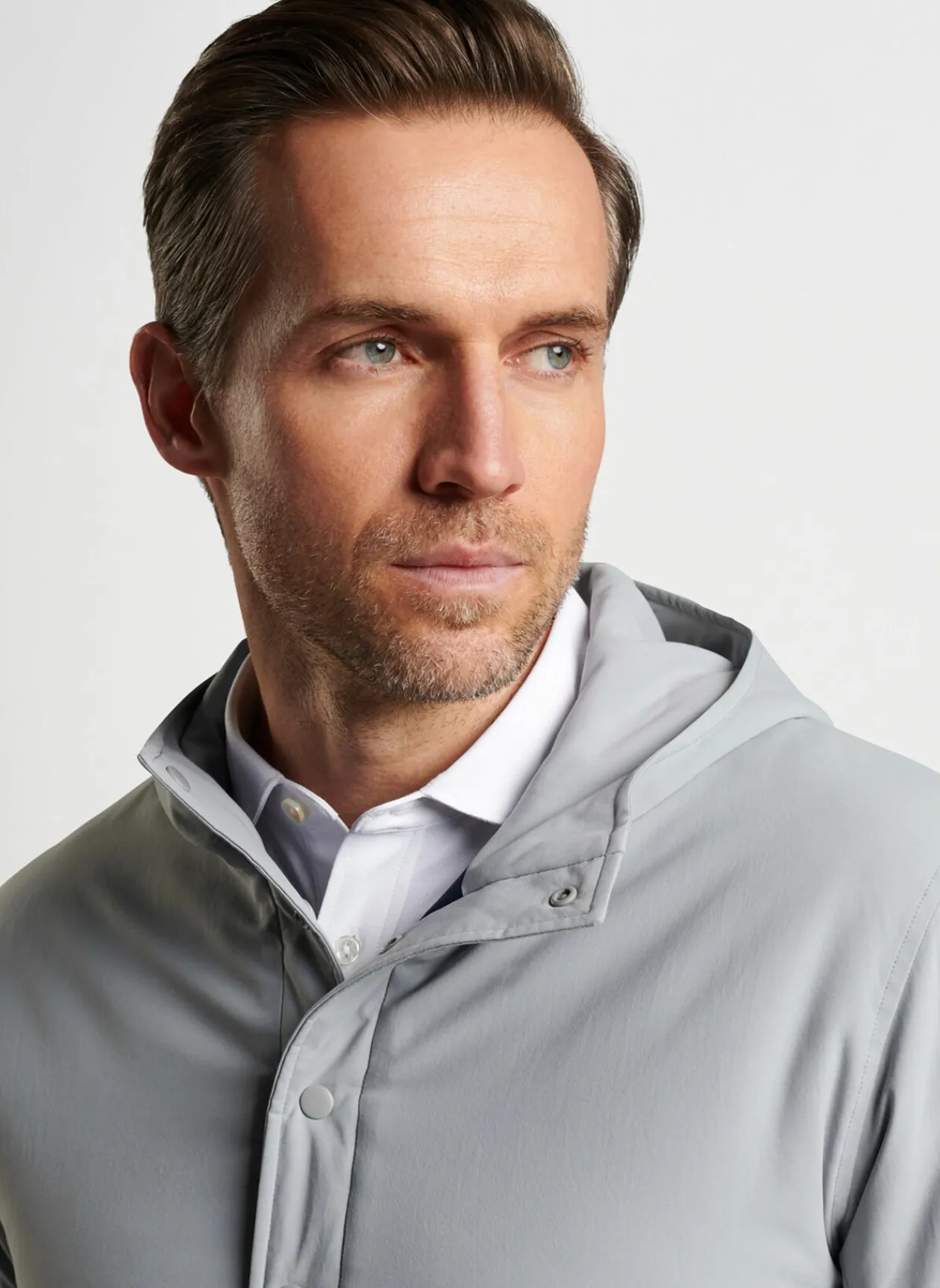 Peter Millar Jackets|Approach Insulated Half-Snap Hoodie