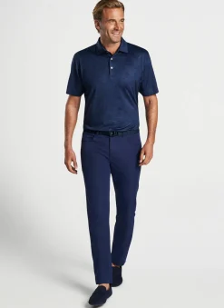 Peter Millar Sun Protection Apparel|Bamboo Botanical Performance Jersey Polo