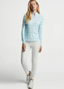 Peter Millar Pullovers & Layers|Basketweave Print Sun Shirt
