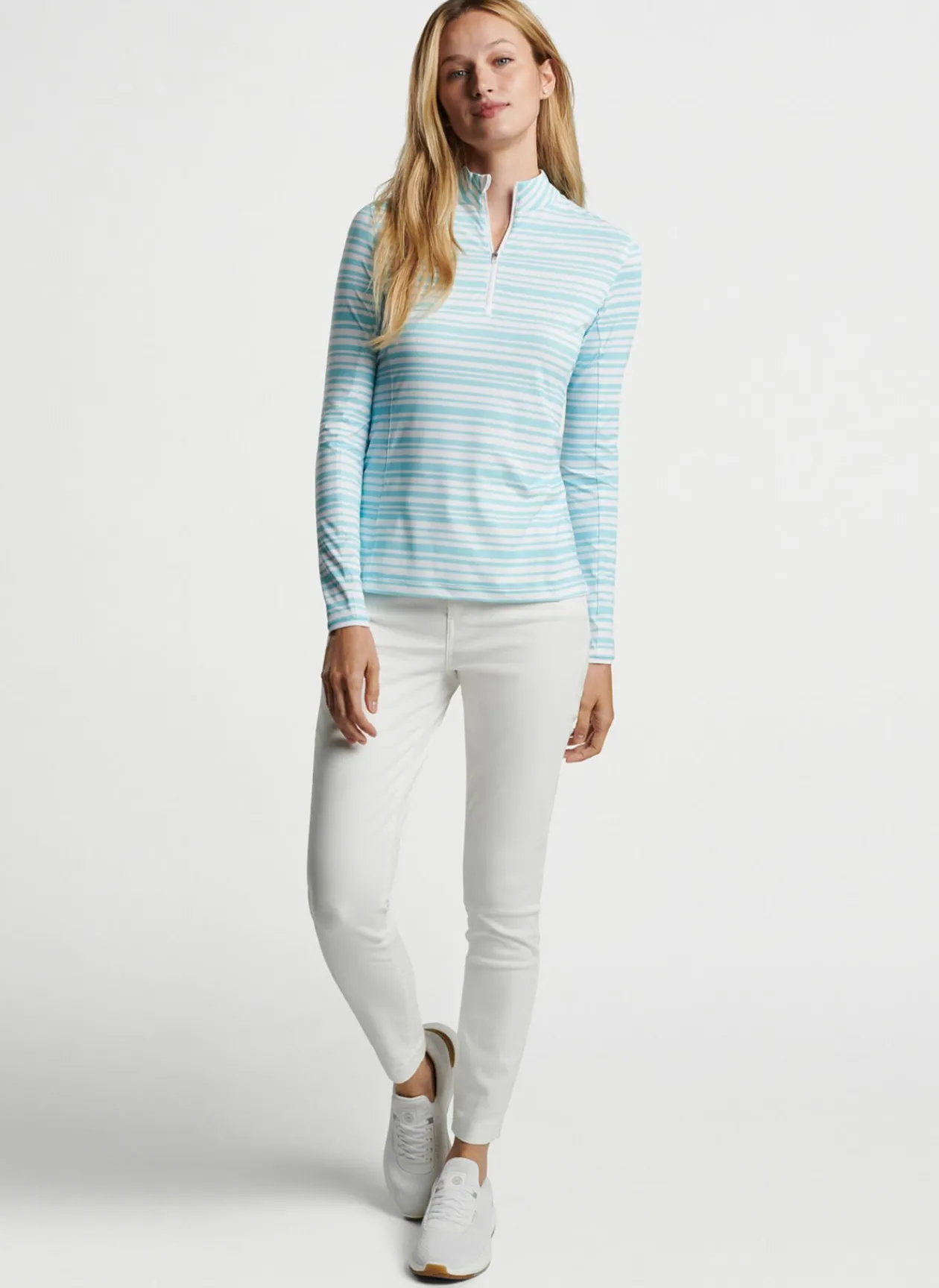 Peter Millar Pullovers & Layers|Basketweave Print Sun Shirt