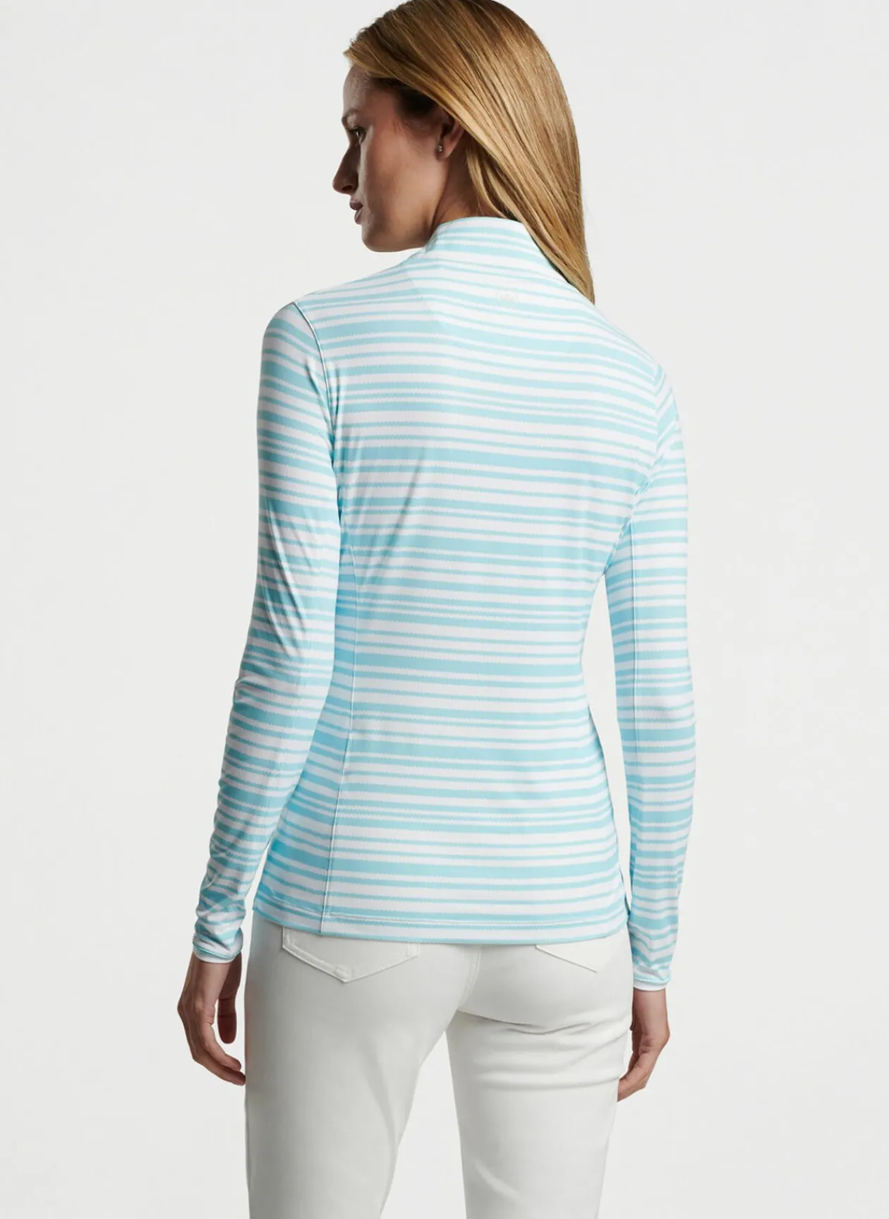 Peter Millar Pullovers & Layers|Basketweave Print Sun Shirt