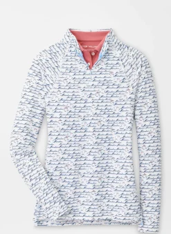 Peter Millar Pullovers & Layers|Birdie Print Raglan Sleeve Perth Layer