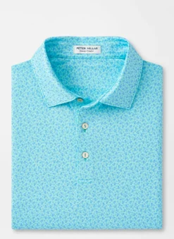 Peter Millar Sun Protection Apparel|Birdie Time Performance Jersey Polo