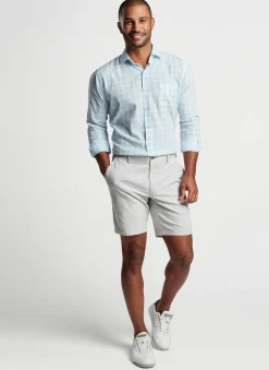 Peter Millar Sport Shirts|Block Island Cotton Sport Shirt