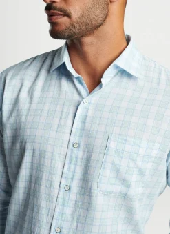 Peter Millar Sport Shirts|Block Island Cotton Sport Shirt
