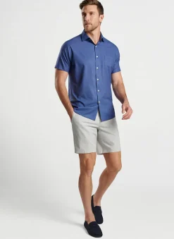 Peter Millar Sport Shirts|Bloques Performance Poplin Sport Shirt