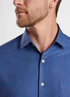Peter Millar Sport Shirts|Bloques Performance Poplin Sport Shirt