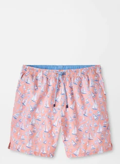 Peter Millar Swim Trunks|Boats And Ropes Swim Trunk