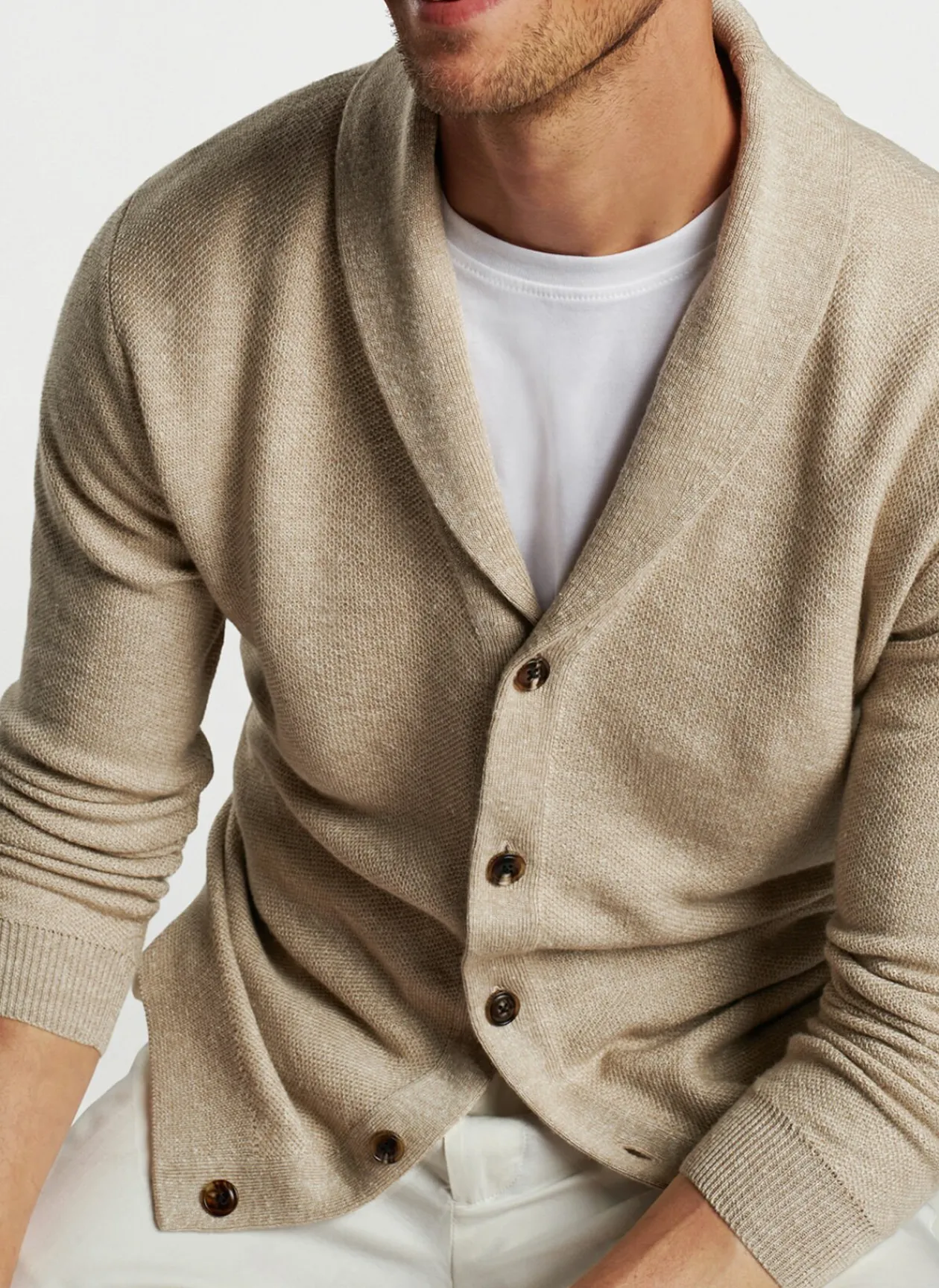 Peter Millar Sweaters|Boothbay Shawl Cardigan Sweater