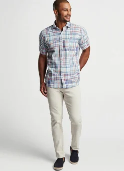 Peter Millar Sport Shirts|Cabana Madras Cotton Sport Shirt