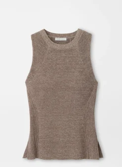 Peter Millar Sweaters|Campbell Ottoman Rib Sleeveless Sweater