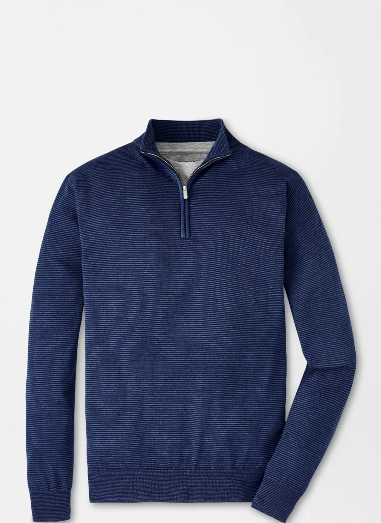 Peter Millar Sweaters|Canton Stripe Quarter-Zip Sweater
