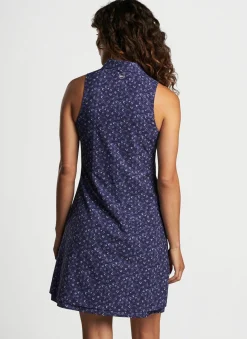 Peter Millar Women'S Golf Bottoms|Carner Tossed Paisley Sleeveless Sport Dress