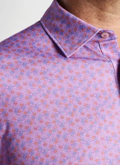 Peter Millar Sun Protection Apparel|Citrus Smash Performance Jersey Polo