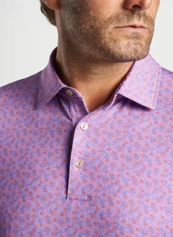 Peter Millar Sun Protection Apparel|Citrus Smash Performance Jersey Polo