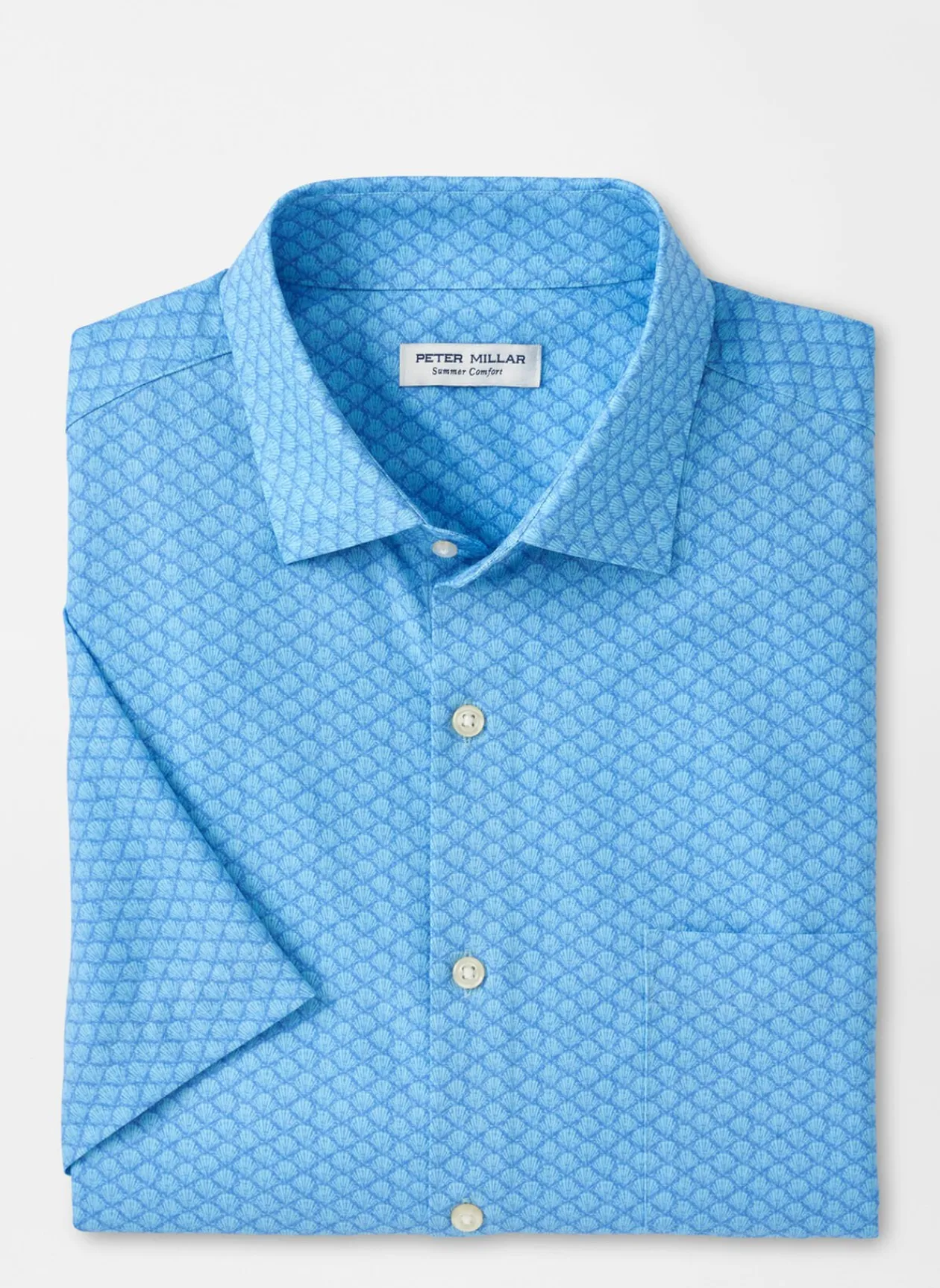 Peter Millar Sport Shirts|Clamming Performance Poplin Sport Shirt