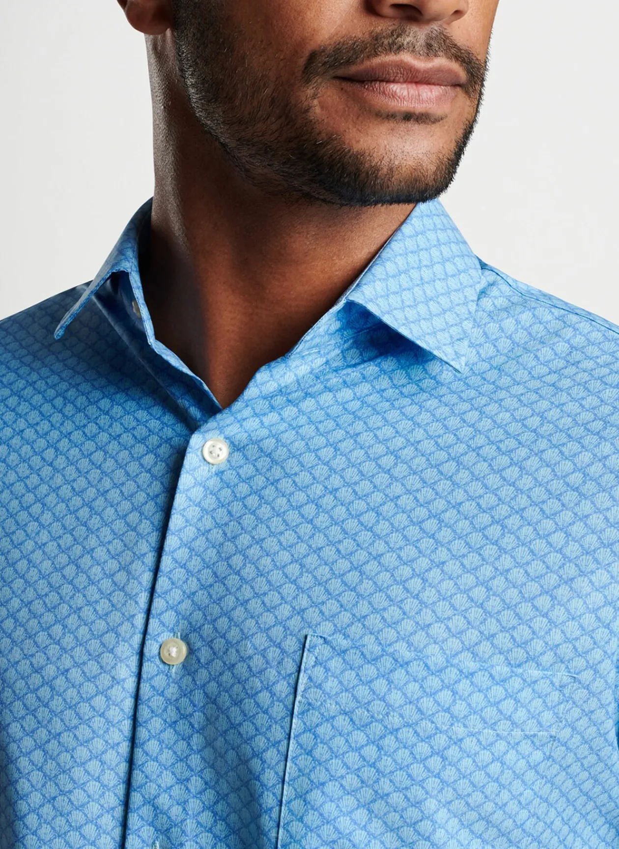 Peter Millar Sport Shirts|Clamming Performance Poplin Sport Shirt