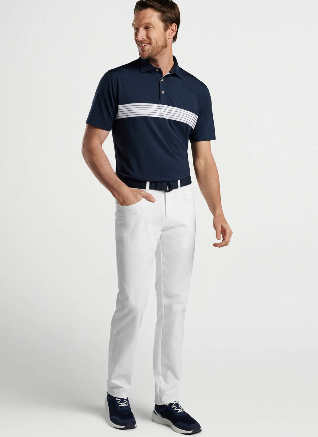 Peter Millar Sun Protection Apparel|Clyde Performance Jersey Polo