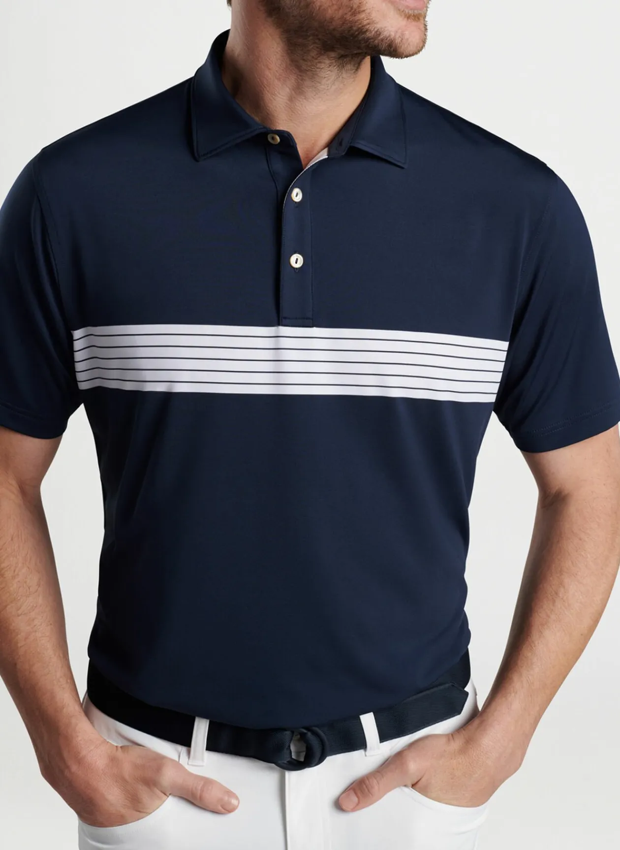 Peter Millar Sun Protection Apparel|Clyde Performance Jersey Polo