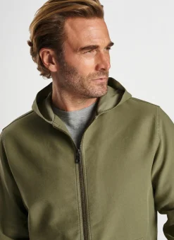 Peter Millar Jackets & Coats|Coastline Full-Zip Hoodie
