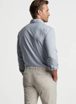 Peter Millar Sport Shirts|Cole Performance Poplin Sport Shirt