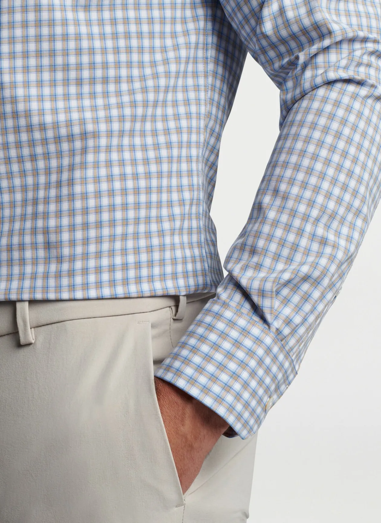 Peter Millar Sport Shirts|Cole Performance Poplin Sport Shirt