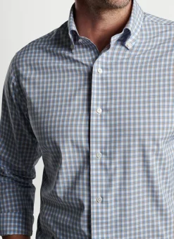 Peter Millar Sport Shirts|Cole Performance Poplin Sport Shirt
