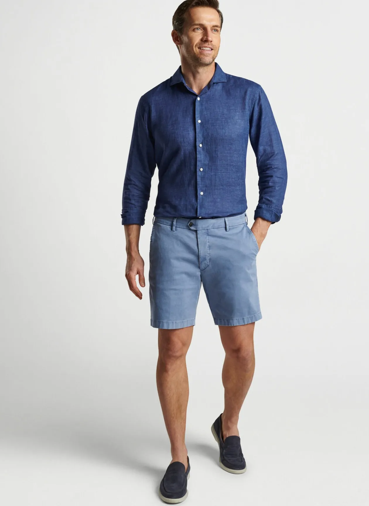 Peter Millar Shorts|Concorde Garment-Dyed Short