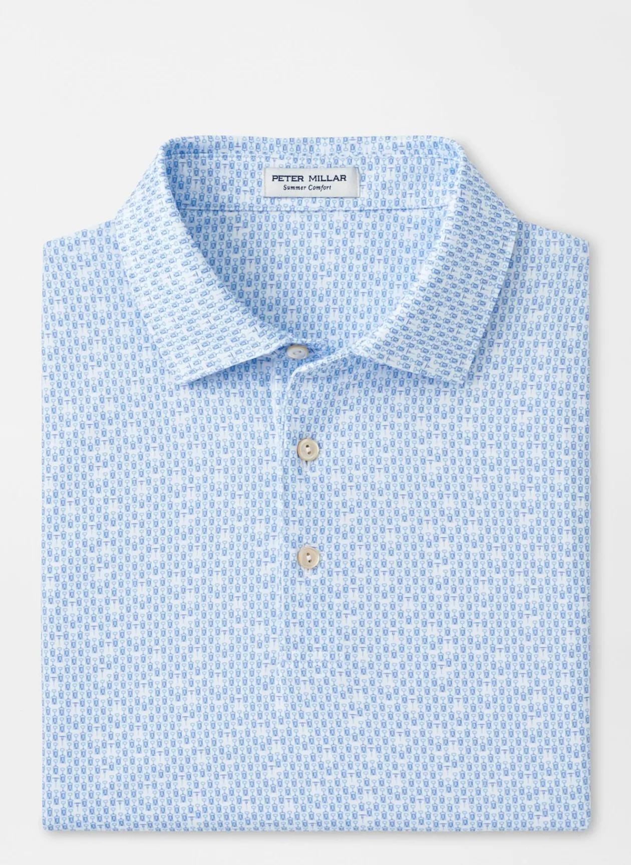 Peter Millar Sun Protection Apparel|Corkscrew Performance Jersey Polo