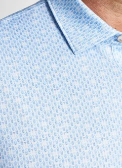 Peter Millar Sun Protection Apparel|Corkscrew Performance Jersey Polo
