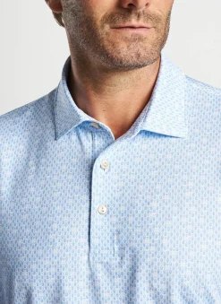 Peter Millar Sun Protection Apparel|Corkscrew Performance Jersey Polo