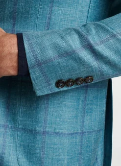 Peter Millar Sport Coats|Creston Windowpane Soft Jacket