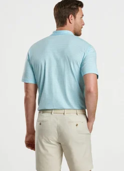 Peter Millar Polos|Crown Comfort Cotton Polo Trip Stripe