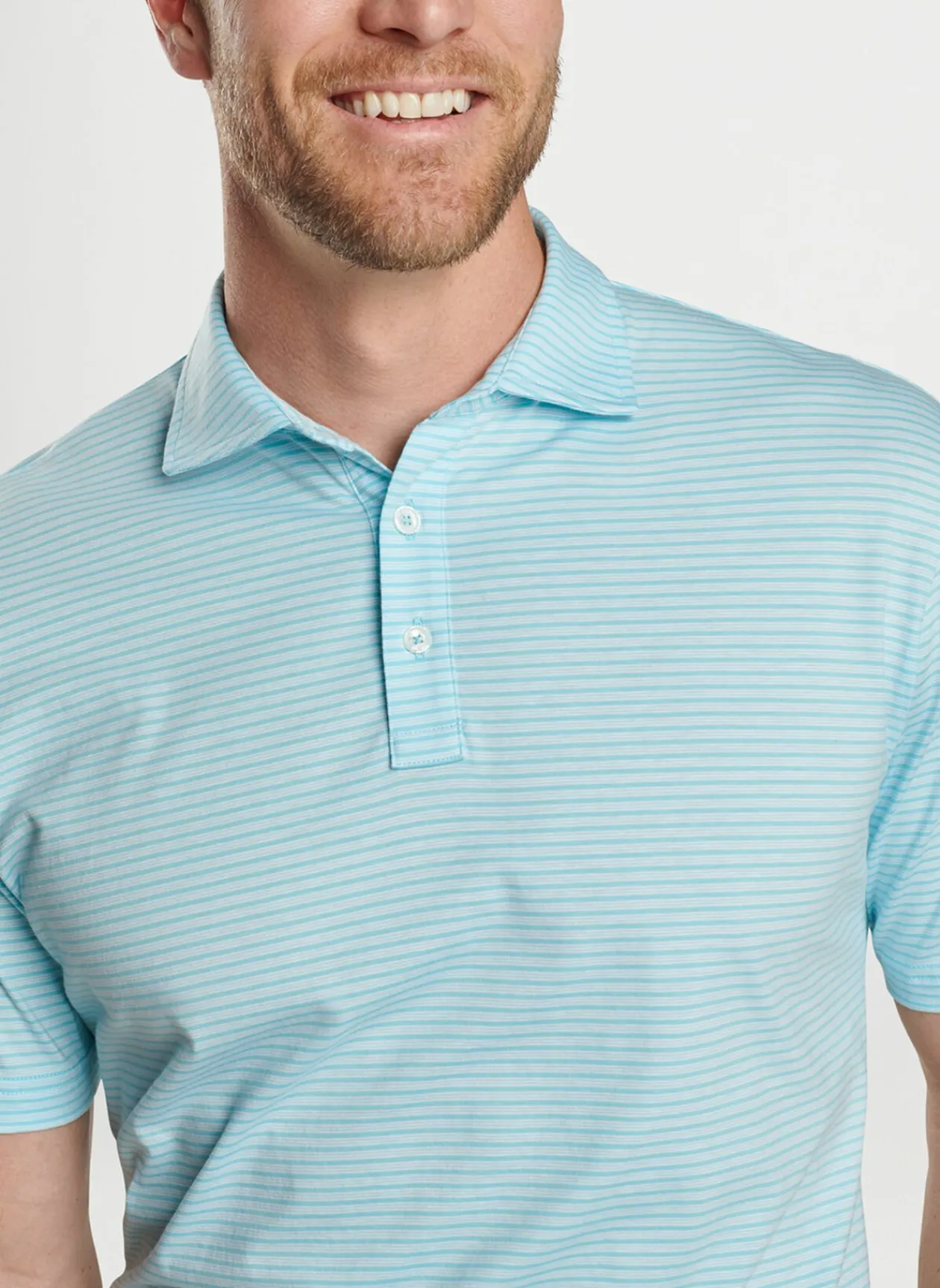 Peter Millar Polos|Crown Comfort Cotton Polo Trip Stripe