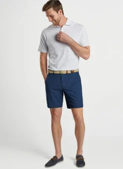 Peter Millar Polos|Crown Comfort Cotton Polo Harp Stripe