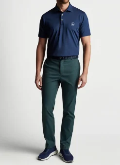 Peter Millar Sun Protection Apparel|Crown Seal Solid Performance Jersey Polo