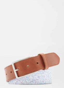 Peter Millar Belts|Dazed And Transfused Printed Belt