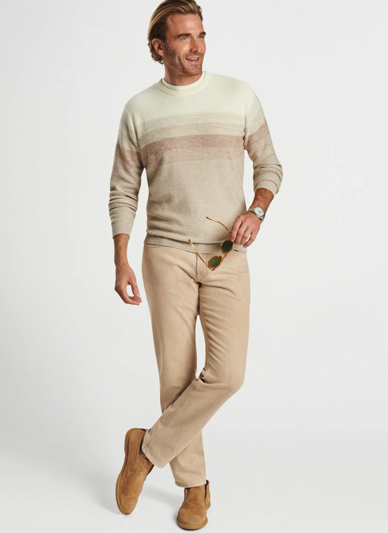 Peter Millar Pullovers & Hoodies|Degrade Stripe Crew