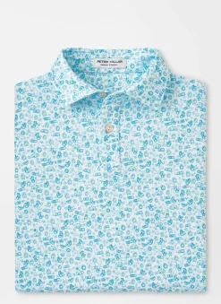 Peter Millar Youth|Deja Vu Youth Performance Jersey Polo