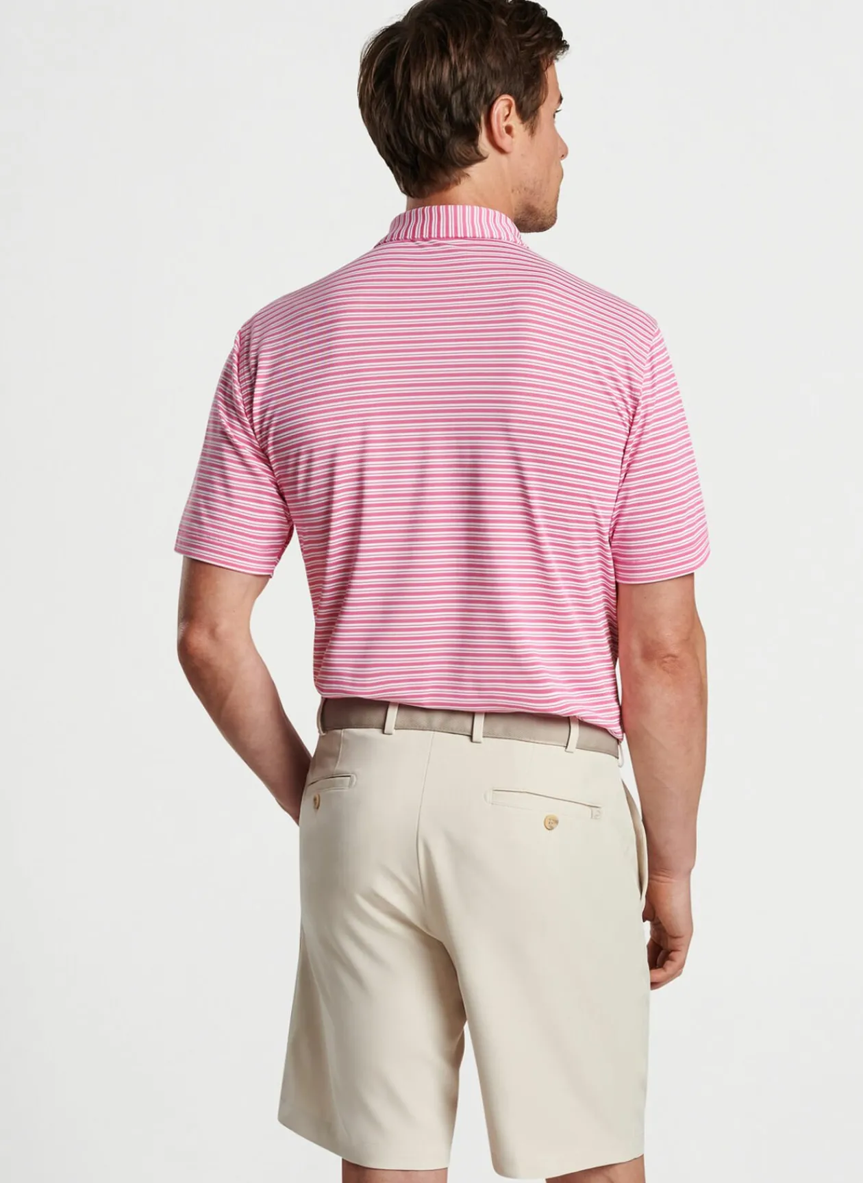 Peter Millar Sun Protection Apparel|Dellroy Performance Mesh Polo
