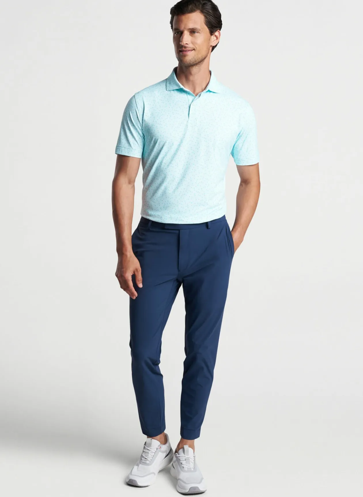 Peter Millar Polos|Diamond In The Rough Performance Jersey Polo