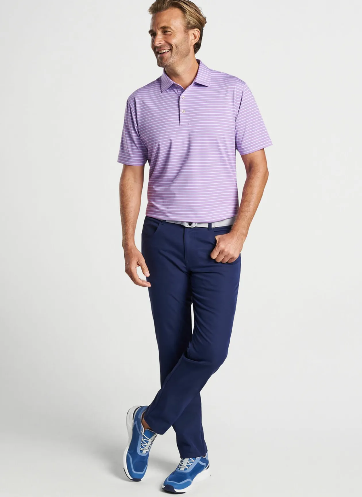 Peter Millar Sun Protection Apparel|Drum Performance Jersey Polo