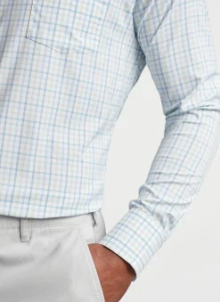 Peter Millar Sport Shirts|Eastport Performance Twill Sport Shirt