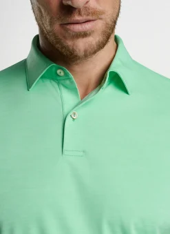 Peter Millar Sun Protection Apparel|Featherweight Performance Melange Polo