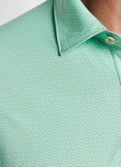 Peter Millar Sun Protection Apparel|Featherweight Performance Art Deco Polo