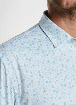 Peter Millar Sun Protection Apparel|Featherweight Performance Caipirinha Party Polo