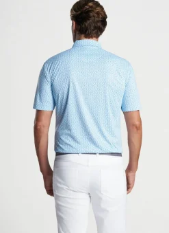 Peter Millar Sun Protection Apparel|Featherweight Performance Golf On The Rocks Polo