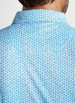 Peter Millar Sun Protection Apparel|Featherweight Performance Golf On The Rocks Polo